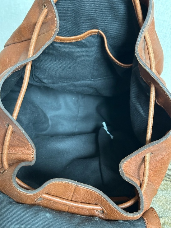 Madewell Transporter Backpack in Brown Leather main image 4
